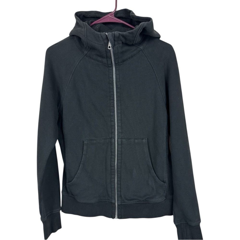 Zyia Active Black Full Zip Womens Hoodie Size Medium
